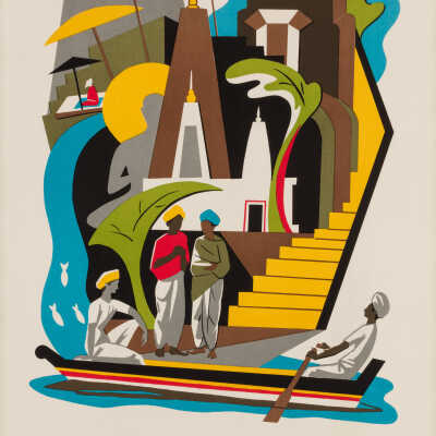 Banaras India Poster