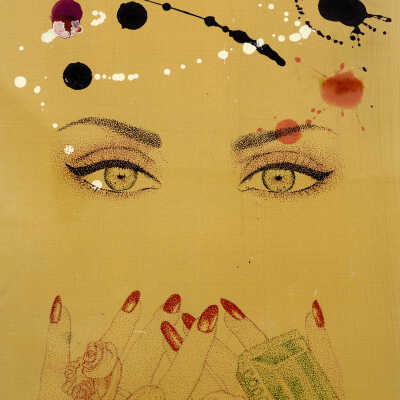 Closer to God in Gold (triptych 2)