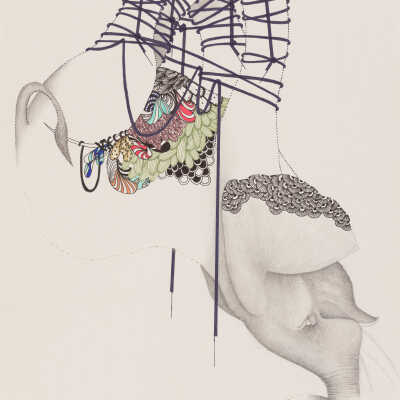 Untitled (Suspended Elephant)