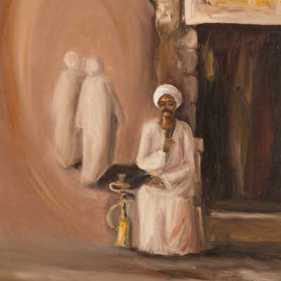 Untitled (Man with Hookah)