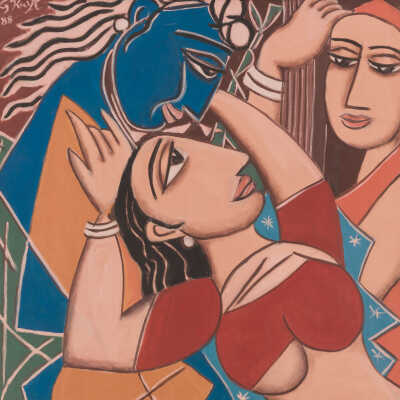 Untitled (Krishna & Gopi)