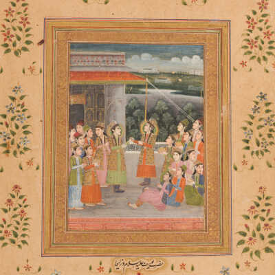 Yusuf and Zulaykha on a terrace