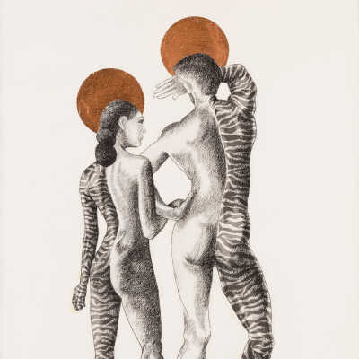 Yin Yang No4 (Equus Quagga Series)