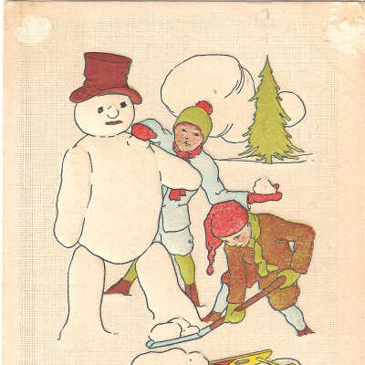 Postcard, Christmas, 1915