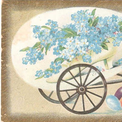 Postcard, Easter, 1911