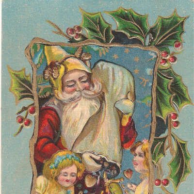 Postcard, Christmas, 1910