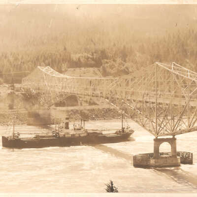 Photograph, Bridge of the Gods, Steam Ship