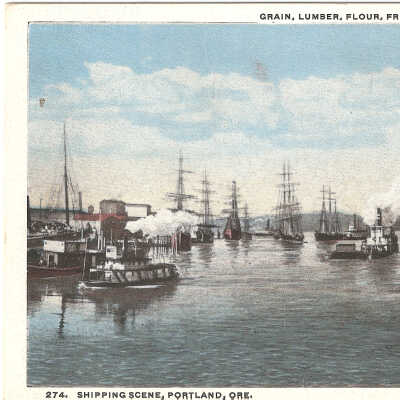 Postcard, Portland, Shipping