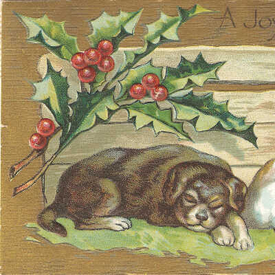 Postcard, Christmas, 1910