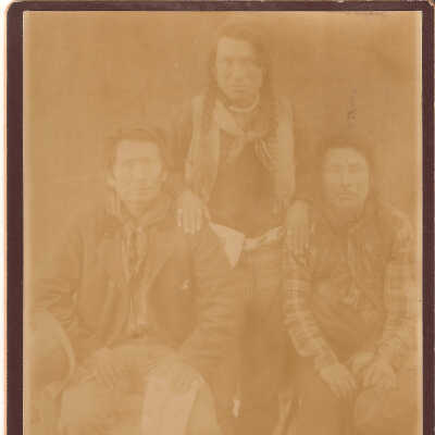 Photo, Three Native American Individuals