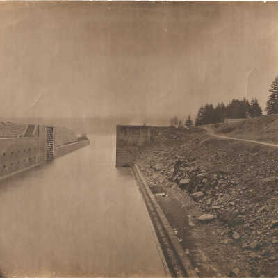 Photograph, Construction, Cascade Locks and Canal, 1898