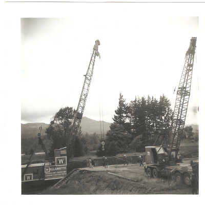 Photograph, Construction, Cascade Locks and Canal,