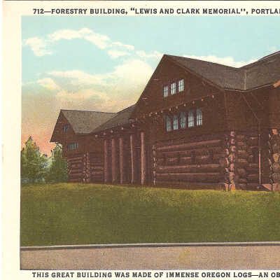 Postcard, Forestry Building