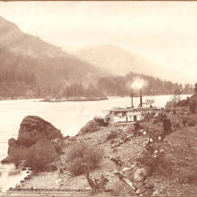 Sternwheeler, The Dalles City, Middle Cascades