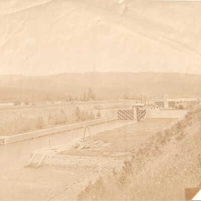 Photograph, Construction, Cascade Locks and Canal