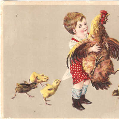 Postcard, Easter, 1910