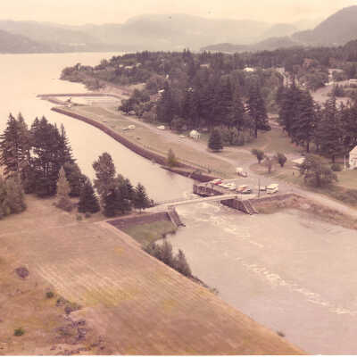 Photograph, Cascade Locks and Canal, High Water,