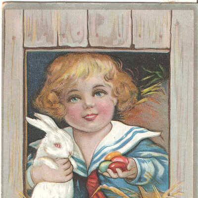 Postcard, Easter,