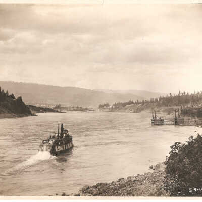 Photograph, Sternwheeler, Cascade Locks and Canal, North Cascades