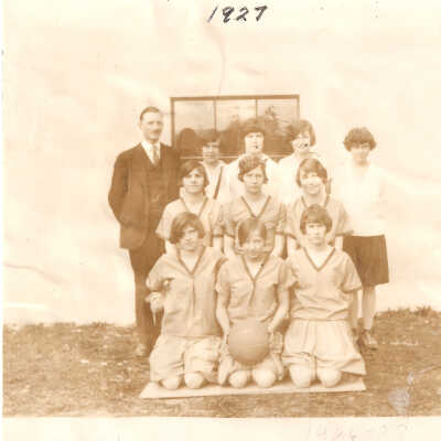Photograph, School Photo, Women's Basketball, 1927