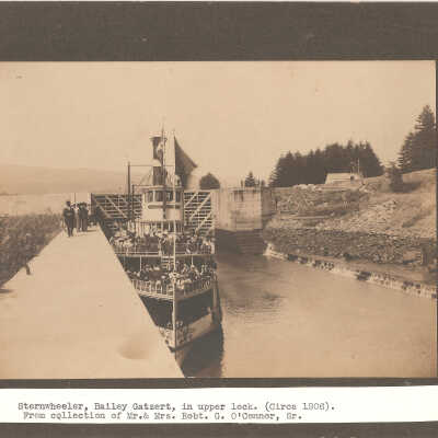 Photograph, Sternwheeler, Bailey Gatzert, 1906