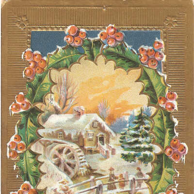Postcard, Christmas, 1911