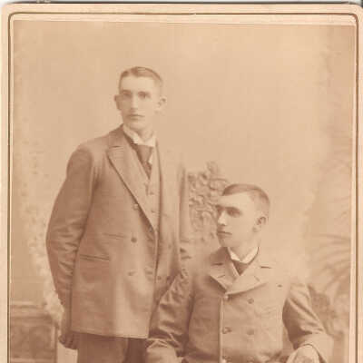 Photo, Two Men, Twins
