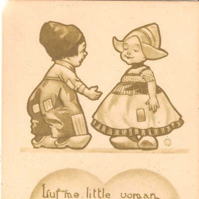 Postcard, Valentines,