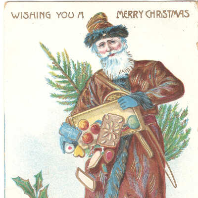 Postcard, Christmas, 1911