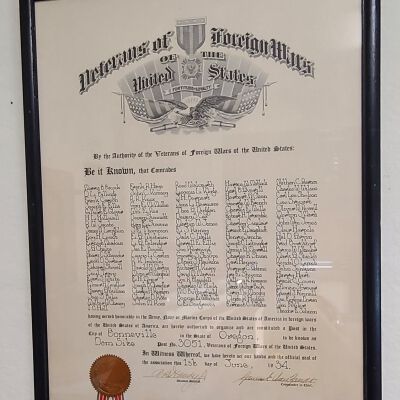 Document, VFW, 1934