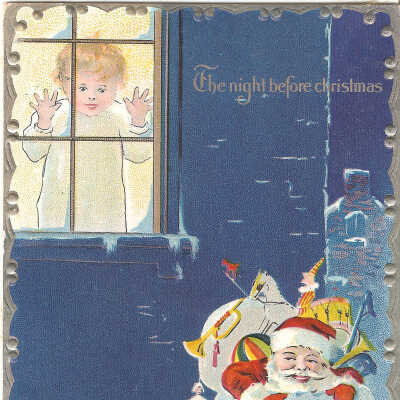 Postcard, Christmas, 1910
