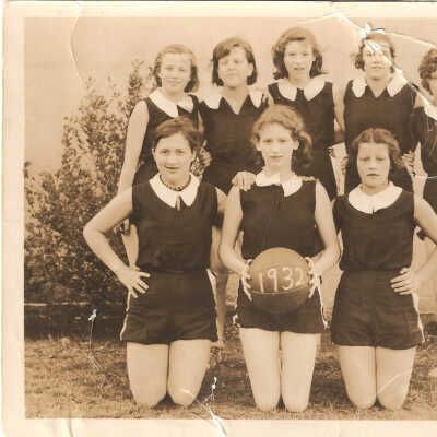 Photograph, School Photo, Women's Basketball 1932