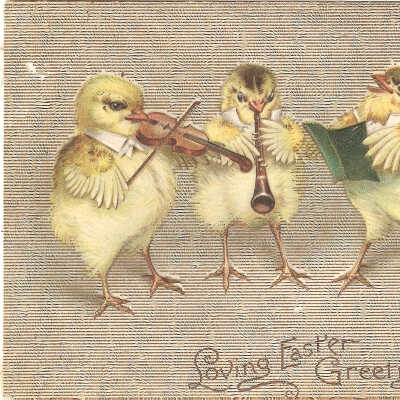 Postcard, Easter, 1910