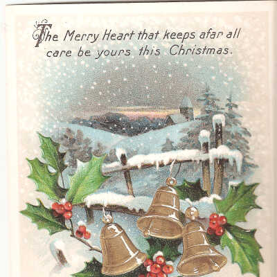 Postcard, Christmas,