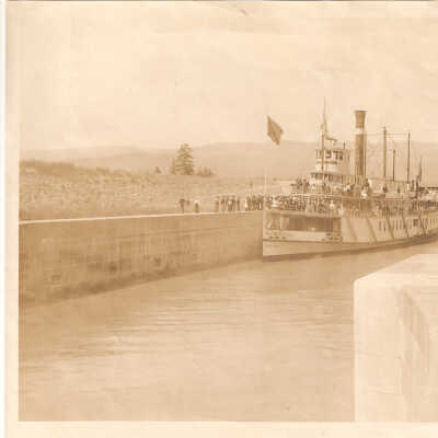 Photograph, Cascade Locks and Canal, Bailey Gatzert