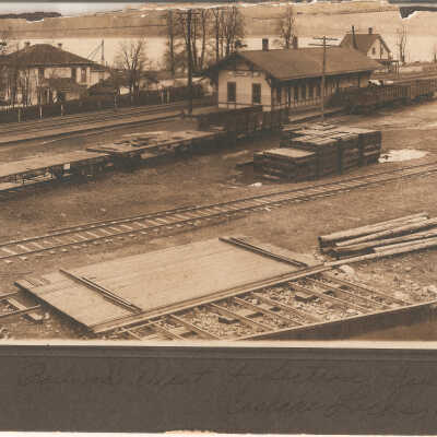 Photograph, Railroad Depot, Cascade Locks