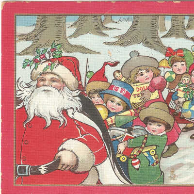 Postcard, Christmas, 1914