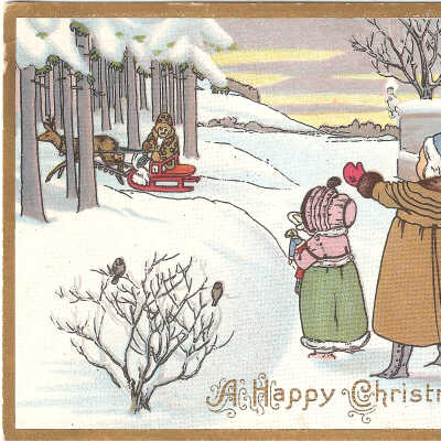 Postcard, Christmas, 1915