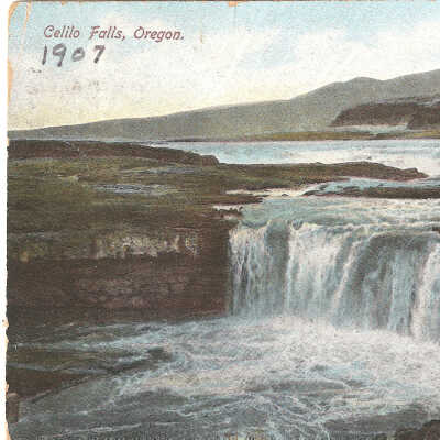 Postcard, Celilo Falls