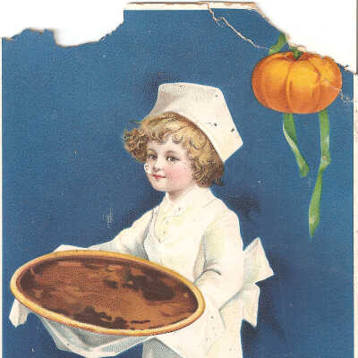 Postcard, Thanksgiving, 1910