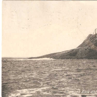 Postcard, Tillamook Lighthouse, 1908