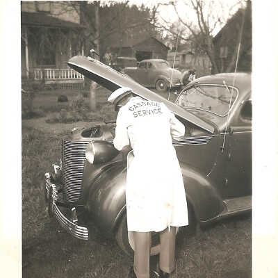 Photo, Mechanic, Cascade Service, 1941