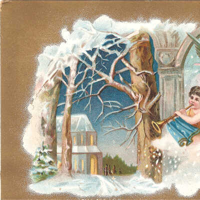 Postcard, Christmas, 1910