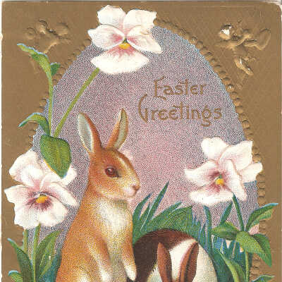 Postcard, Easter,