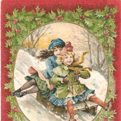 Postcard, Christmas, 1911