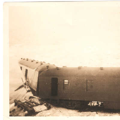 Photograph, Train Derailment,