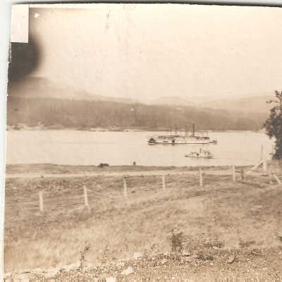 Photograph, Columbia Gorge, Sternwheeler