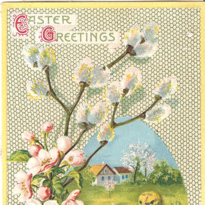 Postcard, Easter, 1911
