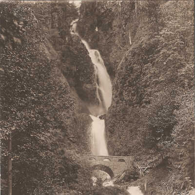 Postcard, Wah-kee-no Falls,