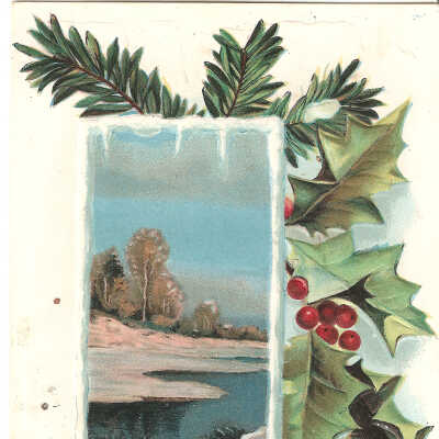 Postcard, Christmas,